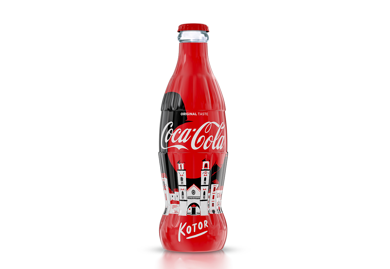 coca cola kotor bottle linnch