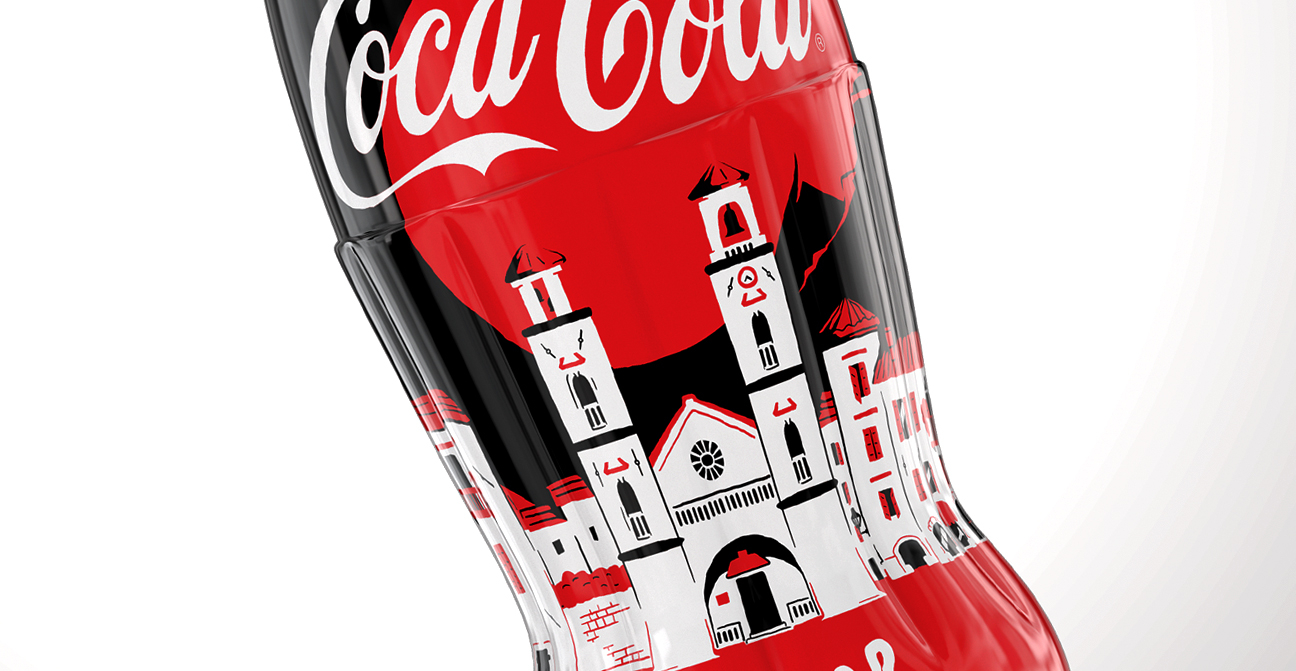Coca Cola Kotor Bottle detail linnch